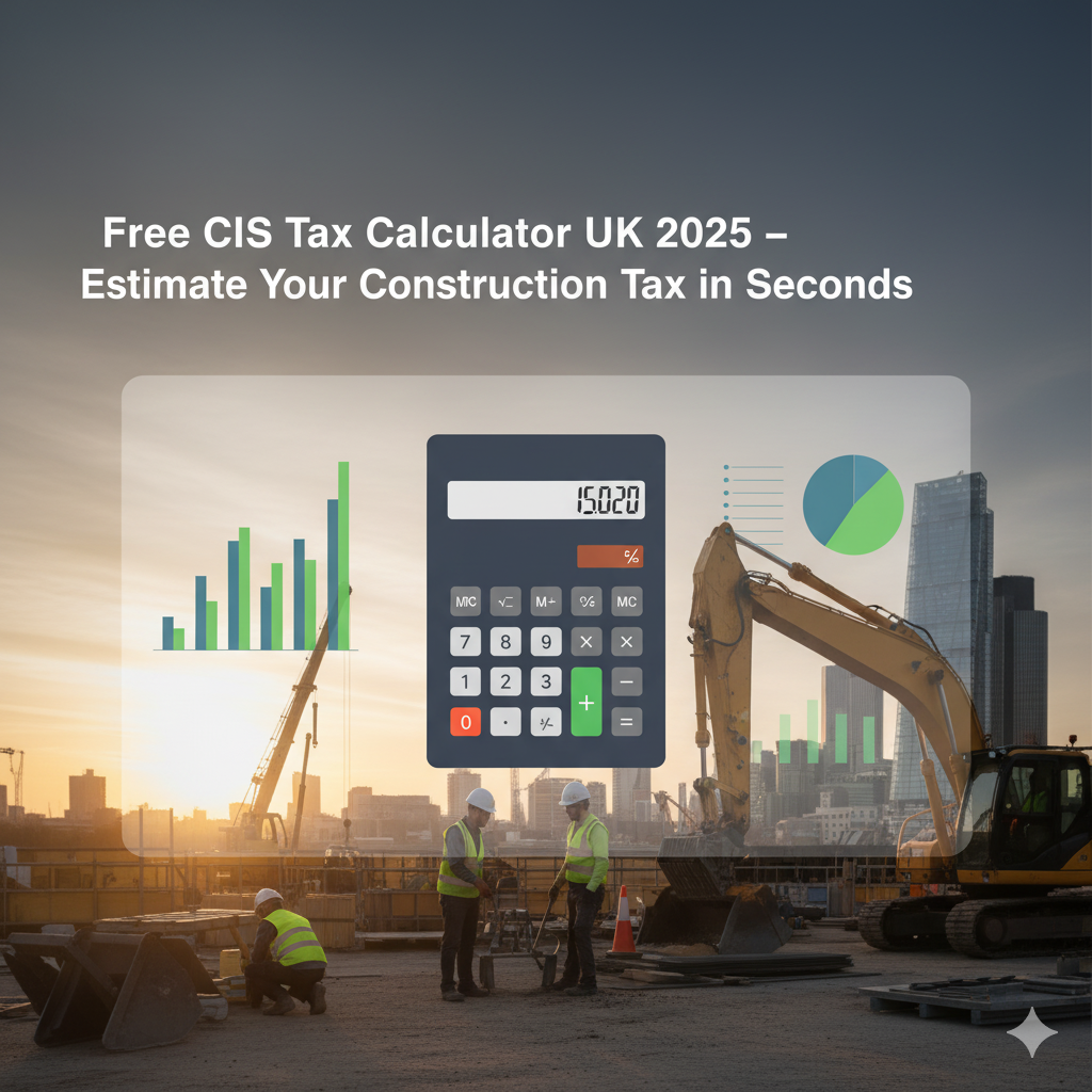 CIS Tax Calculator UK-Free Construction Industry Scheme Calculator 2025